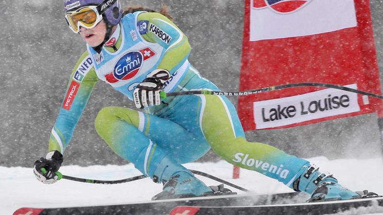 Tina Maze je odpeljala svojo najslabšo tekmo v letošnji sezoni. (Foto: EPA)