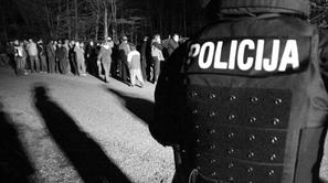 Protest obcanov Strojan BOBO