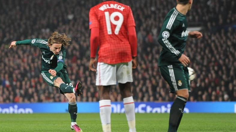 Modrić Manchester United Real Madrid Liga prvakov osmina finala