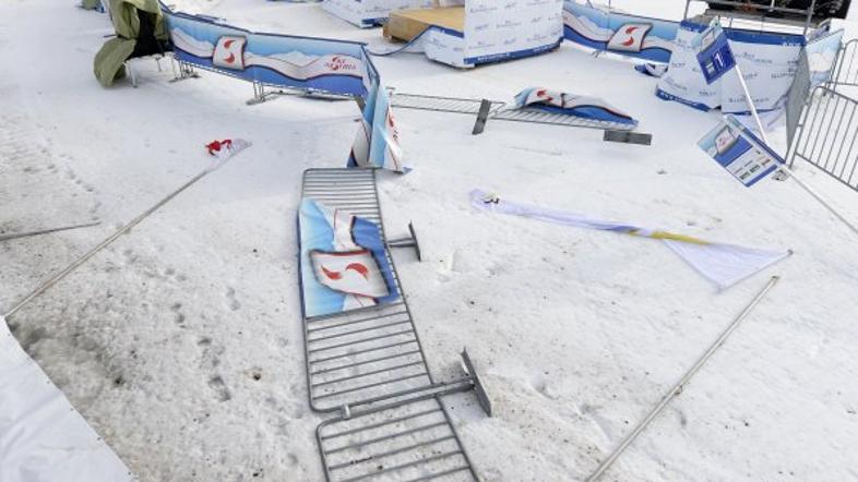 smuk Bad Kleinkirchheim veter ciljna arena