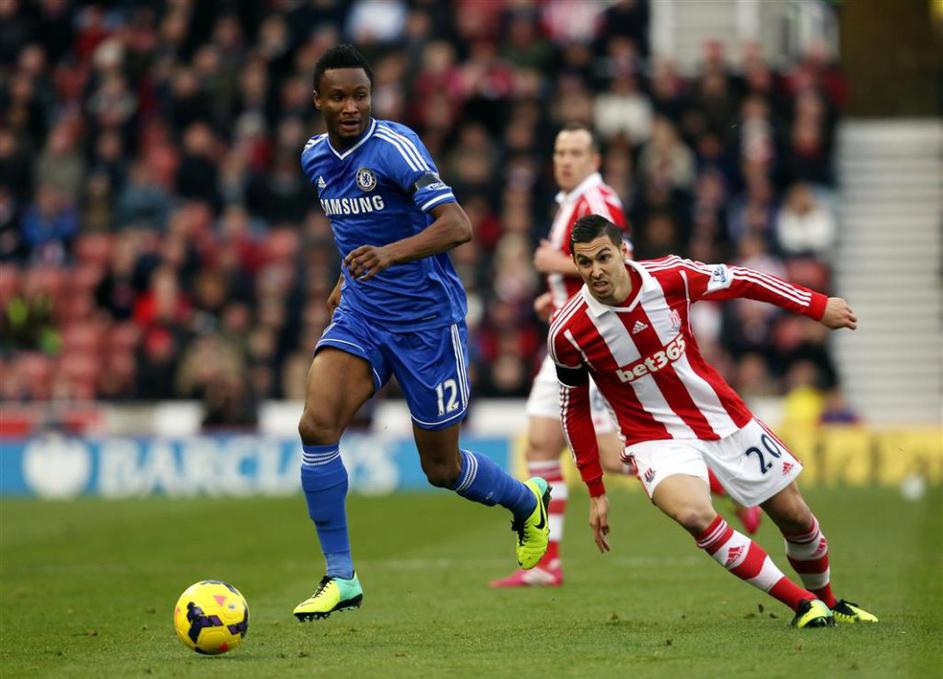 Obi Mikel Cameron Stoke City Chelsea Premier League Anglija liga prvenstvo