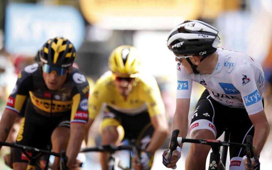 Tadej Pogačar, Primož Roglič | Avtor: Epa