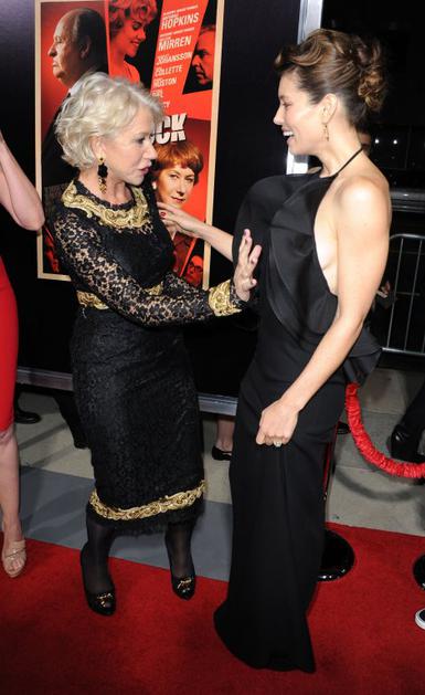 Helen Mirren in Jessica Biel