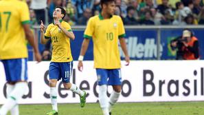 Oscar Neymar Brazilija Francija prijateljska tekma Belo Horizonte Gremio Arena