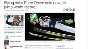 Peter Prevc, rekord