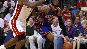 LeBron James in Carmelo Anthony