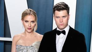 colin jost, scarlett johansson