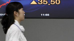 Vlagatelji živčno pogledujejo proti korejskemu polotoku. (Foto: Reuters)