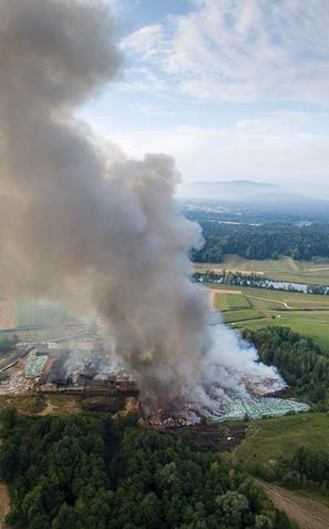 požar Zalog Straža