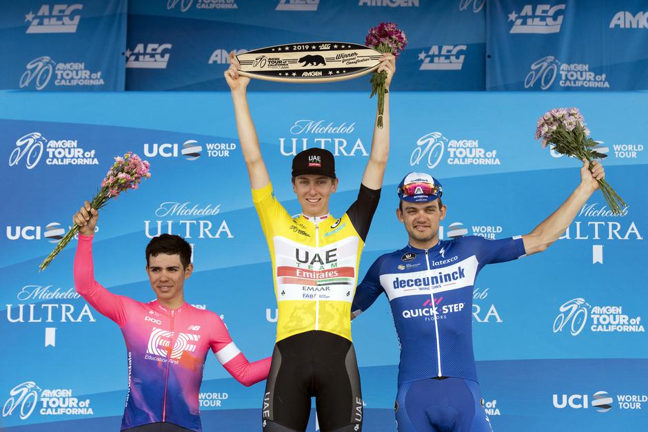 Tadej Pogačar, zmagovalec dirke po Kaliforniji | Avtor: epa