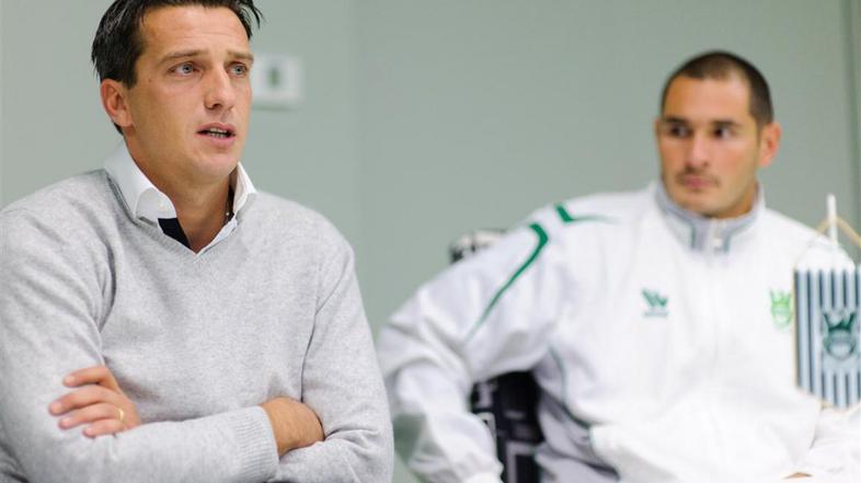 Novinarska konferenca Olimpije Ljubljane pred derbijem z Mariborom