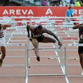 Američan David Oliver je v teku na 110 metrov z ovirami postavil tretji najhitre