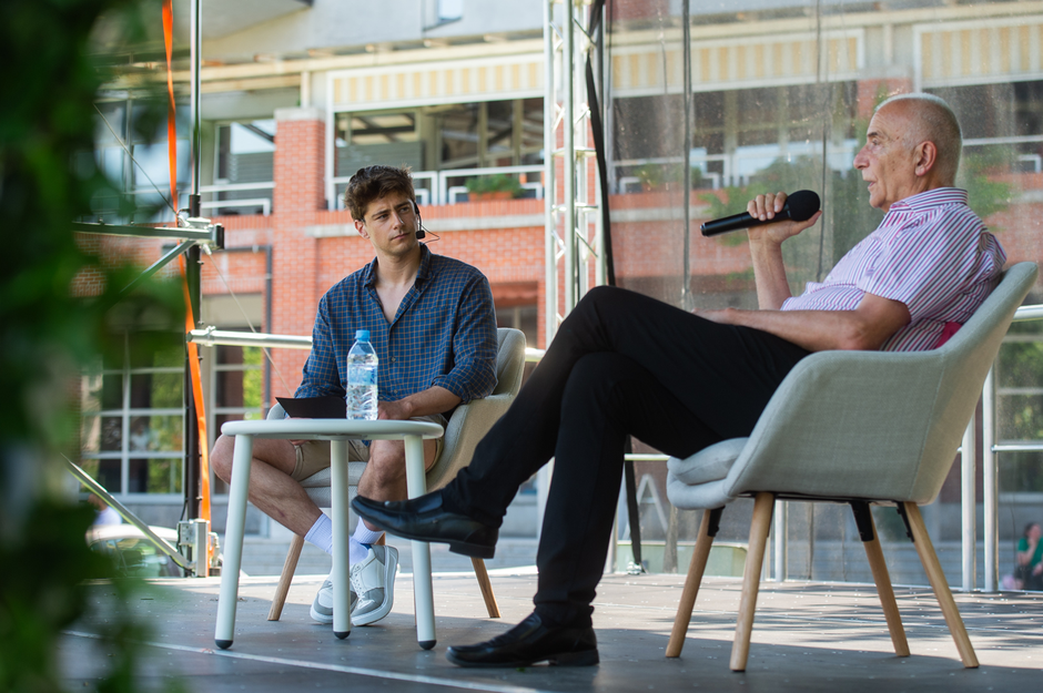 Ivo Boscarol na odru z Matejem Zemljičem - Festival za ljubitelje žiivali 2025 | Avtor: Anže Petkovšek