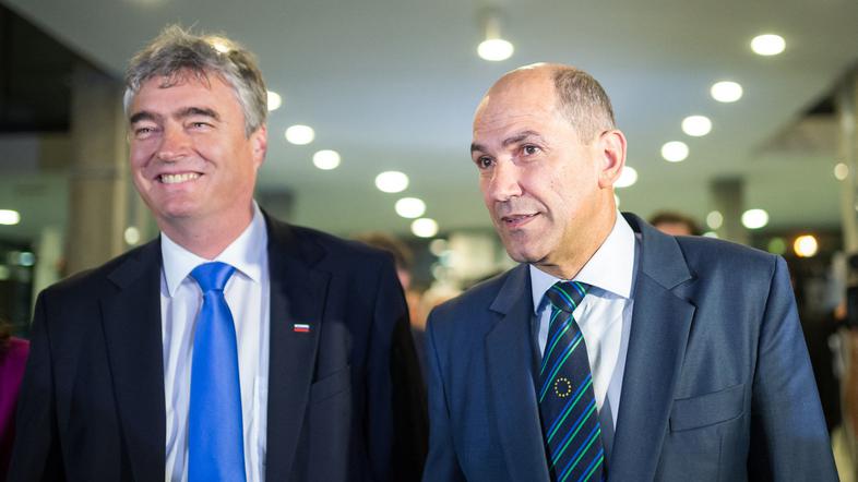 Milan Zver, Janez Janša