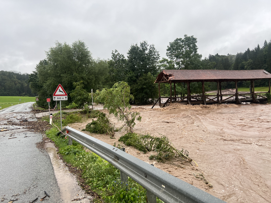 Gorenja vas - Poljane, neurje, poplave | Avtor: arhiv Občine Gorenja vas - Poljane