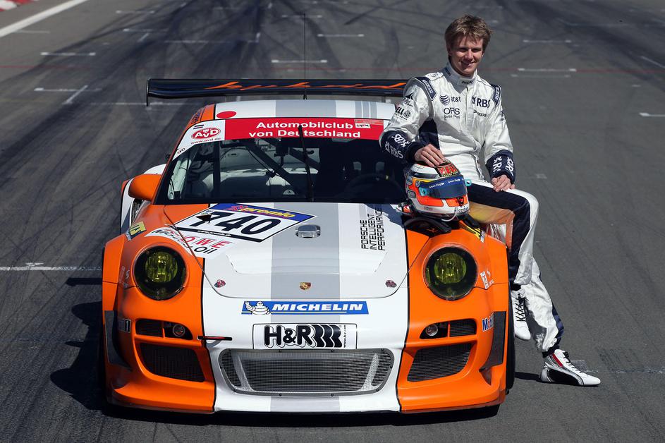 Nico Hülkenberg Williams porsche 911 GT3 R Hybrid Nordschleife Zeleni pekel