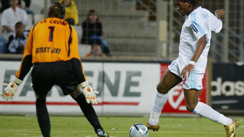 Didier Drogba je v sezoni 2003/04 navduševal v majici Marseilla.