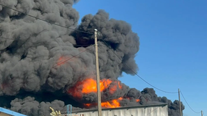 požar v podjetju Pneumatik v Sveti Nedelji