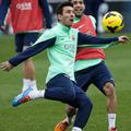 barcelona trening messi