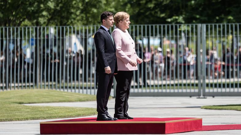 Angela Merkel Vladimir Zelenski