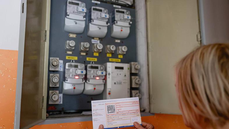 elektro števec, položnica za elektriko