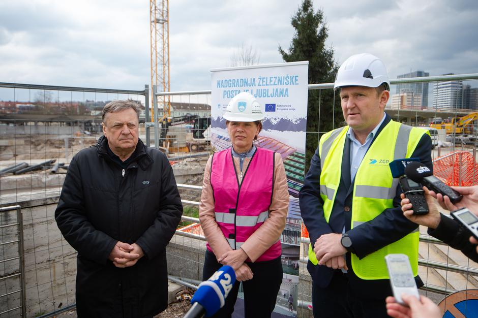 Gradbišče na železniški postaji Ljubljana | Avtor: Anže Petkovšek