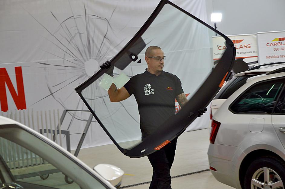 Carglass tekmovanje menjava stekel