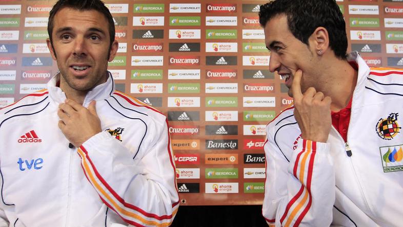 Marchena in Busquets poudarjata pomen Barcelone za reprezentanco. (Foto: Reuters