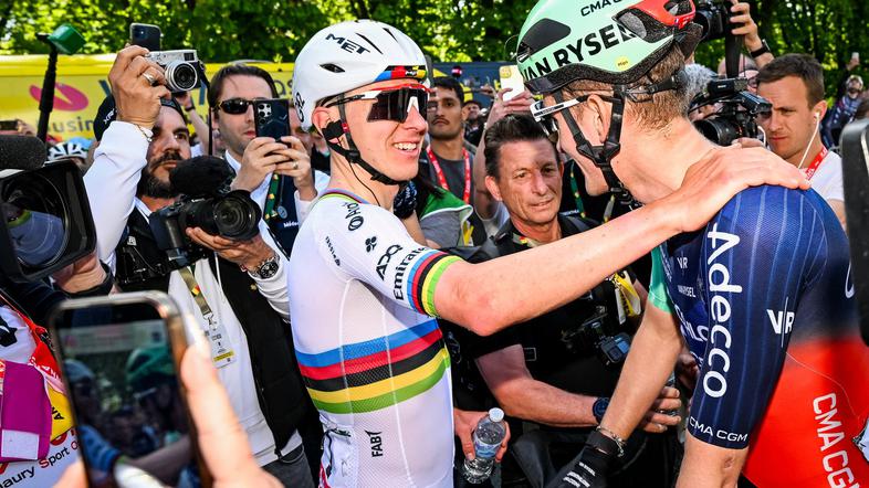 Tadej Pogačar in Paula Seixas