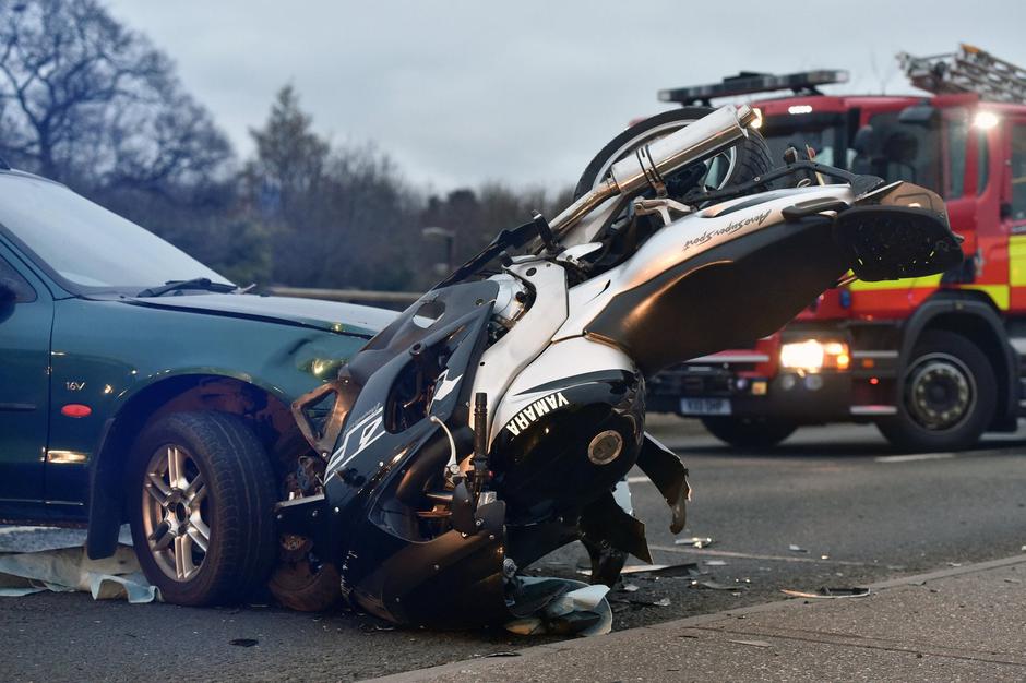 Prometna nesreča motor v prometni nesreči | Avtor: Profimedia