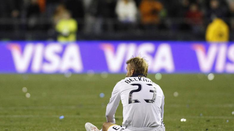 Beckham je bil v finalu MLS poražen po streljanju enajstmetrovk. (Foto: Reuters)