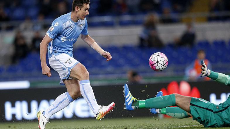 Miroslav Klose Samir Handanović Lazio Inter