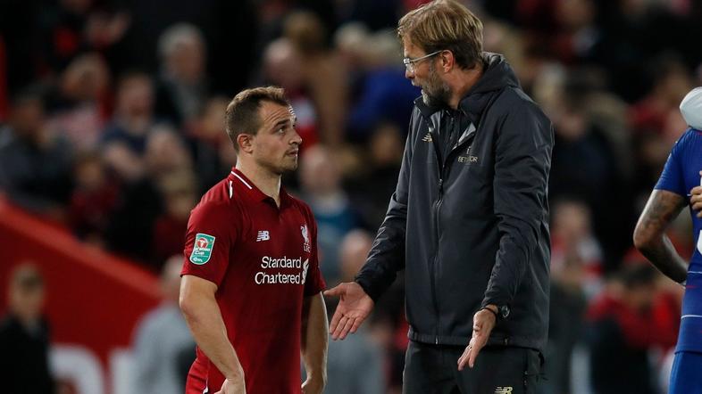 Jürgen Klopp in Xherdan Shaqiri