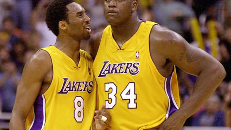Shaq in Kobe sta v dresu Lakersov nazadnje skupaj igrala v finalu leta 2004.