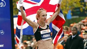 Takole se je septembra Paula Radcliffe veselila zmage na maratonu v New Yorku.