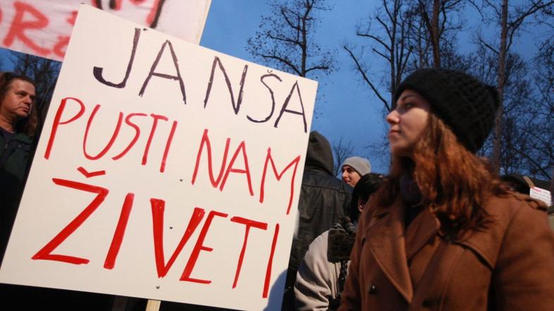 Protesti v Ljubljani