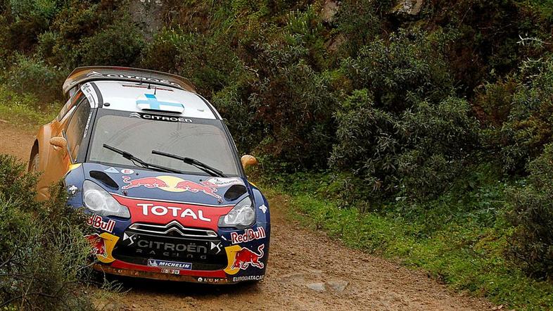 Hirvonen Citroen reli WRC Portugalska druga etapa Tavira