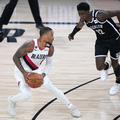 Damian Lillard Blazers Nets