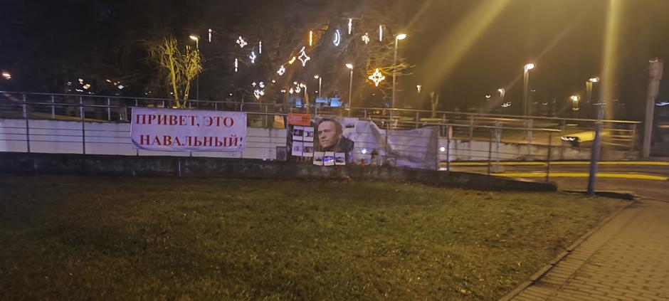 Aleksej Navalni, ruska ambasada v Rigi | Avtor: Žurnal24 