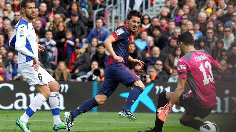 Villa Codina Barcelona Getafe Liga BBVA Španija liga prvenstvo Primera