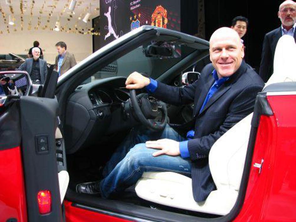 Didier Cuche, trenutno vodilni v skupnem seštevku veleslaloma za svetovni pokal,