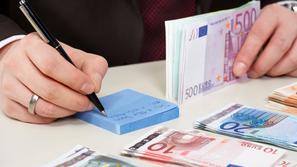 račun, položnica, denar