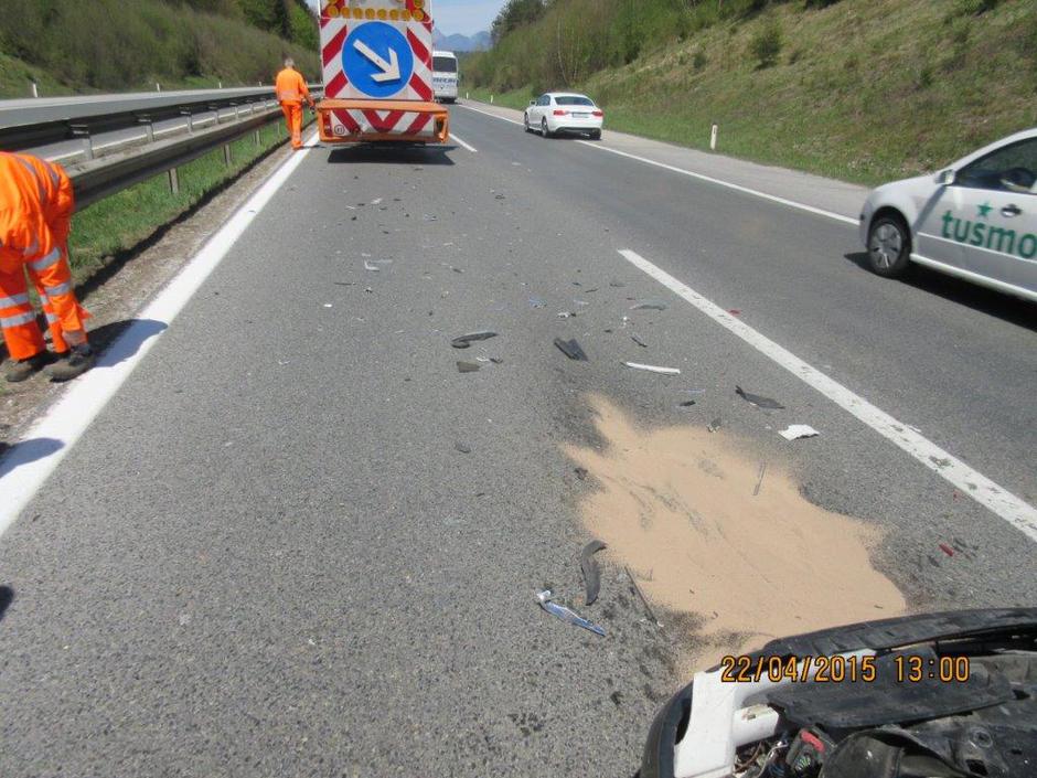 Nesreča na avtocesti | Avtor: Dars