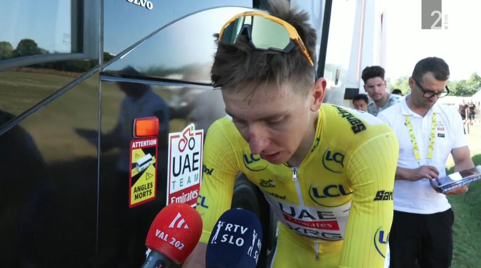 Pogačar | Avtor: zajem zaslona