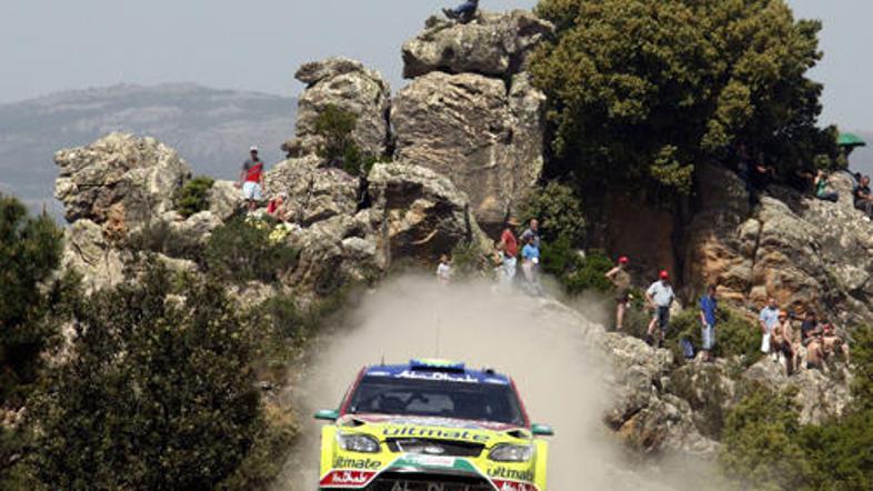 Jari Matti Latvala je povedel že v petek in do konca ostal na prvem mestu.