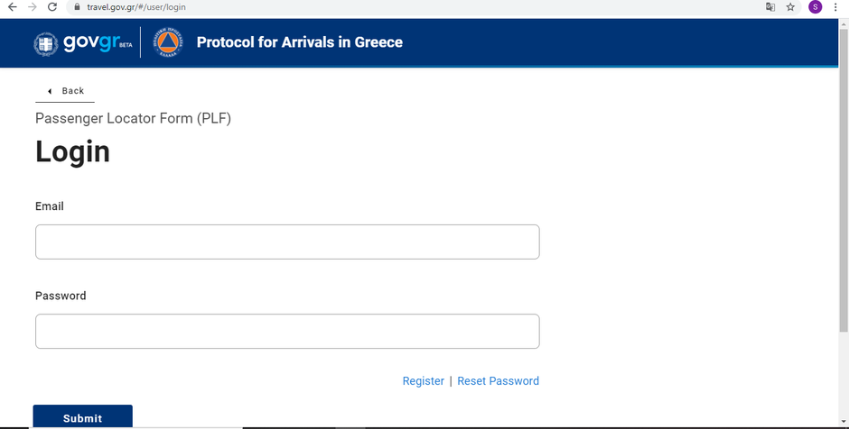 obrazec pred obiskom Grčije | Avtor: zajem zaslona
