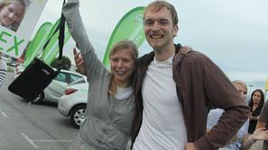 Luka Gratej in Polona Kern