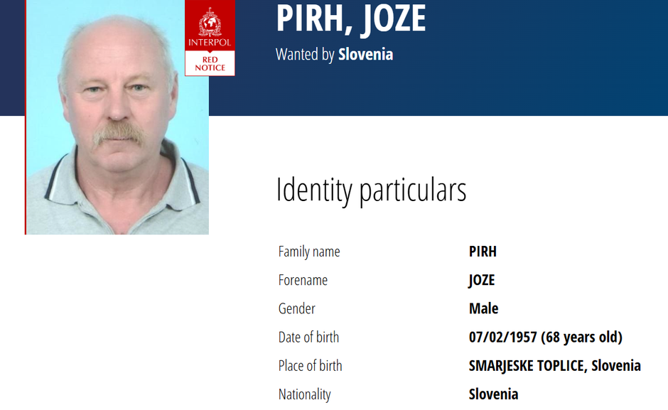 Jože Pirh | Avtor: Interpol