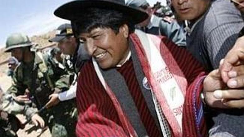 Evo Morales je med rojaki zelo priljubljen. Koliko si jih bo ogledalo film o bol