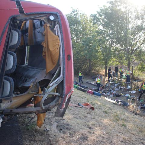 Prometna nesreča avtobusa